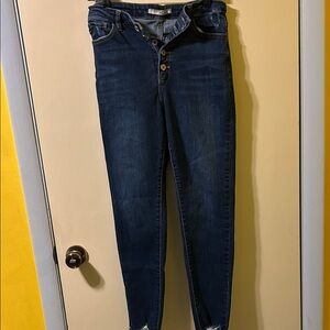 KanCan High Rise Dark Wash Women's Jeans